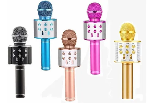 Microfono Karaoke Bluetooth Inalambrico Parlante Usb Sd Aux