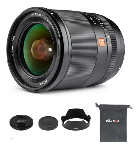 Lente Viltrox 13mm F/1.4 F1.4 Aps-c Para Câmera Sony E-mount