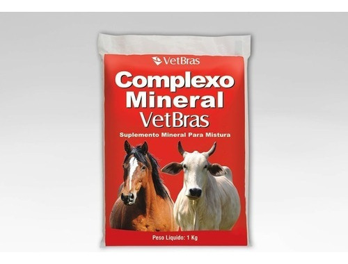 Kit C/05 - Complexo Mineral 1 Kg - Vetbras Bovino E Cavalos