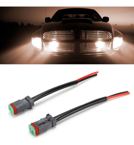 S 2 Conectores De Arnés De Cableado Macho Y Hembra Dt De 2