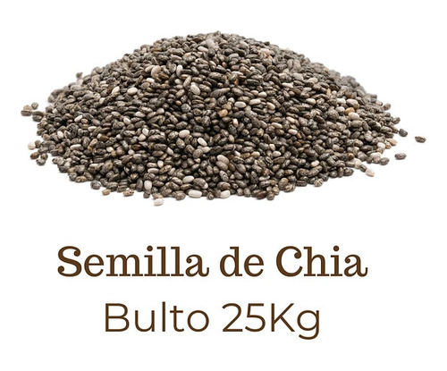 Semilla De Chia Bulto 25 Kilos - Kg a $25270