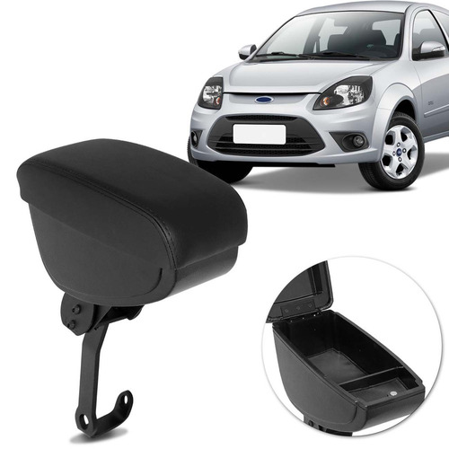 Apoio De Braço Ford Ka 08/13 Preto S/ Porta Copo