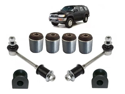 Kit Bucha + Bieleta Traseira Toyota Hilux Sw4 1997/2004