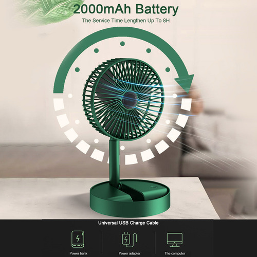 Mini Ventilador Portátil Plegable De Nuevo Estilo, Escritori
