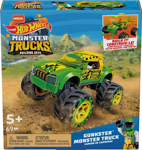 Mega Construx Hot Wheels Gunkster Monster Truck