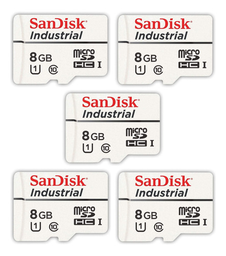 Sandisk Tarjeta De Memoria Micro Sd Industrial De 8 Gb 5und