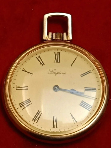 Reloj De Bolsillo De Cuerda Longines Gold Filled