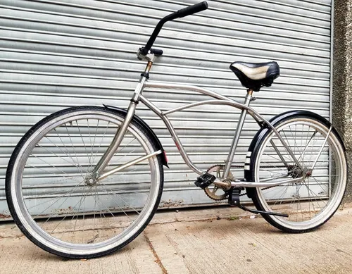 Bicicleta playera outlet cromada rodado 26