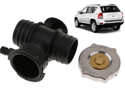 Conector Mangueira Radiador Jeep Compass 2012 2013 2014 2015