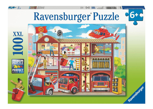 Puzzle Estación De Bomberos - 100 Piezas Ravensburger 010404