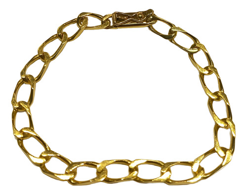 Exclusiva Pulsera Oro 18 Ktes Grumett Cierre Cajon Psp Gps