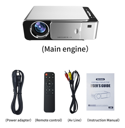Proyector De Vídeo Led Z Full Hd 1080p Smart Home Cinema V 1