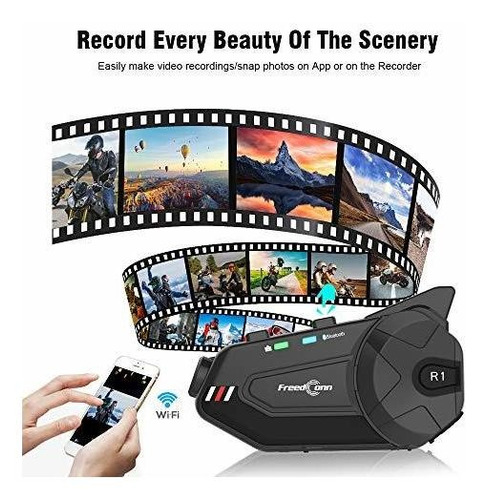 Imagen 5 de 6 de Audifono Bluetooth Para Motocicleta Intercomunicador 6 1