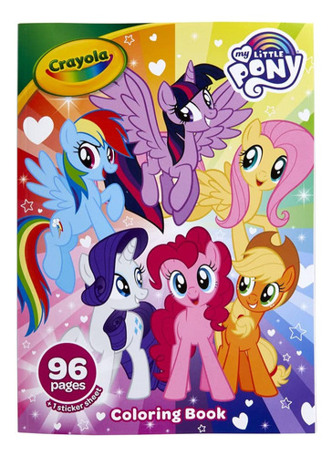 Crayola My Little Pony Coloring Book Stickers Gift