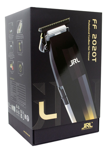 Jrl Gold Trimmer Patillera Pelo Barba Inalambrica Ff2020t 6c