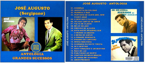 Cd Antologia De José Augusto (sergipano) - Grandes Sucessos