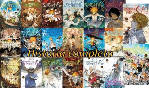 THE PROMISED NEVERLAND: Paquete con 20 tomos, mangas del 1 al 20, de Kaiu Shirai. Serie Yakusoku no Neverland, vol. 20. Editorial Panini, tapa blanda en español, 2021