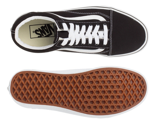 Tenis Vans Old Skool - Vn000zdf1wx - Negro - Unisex