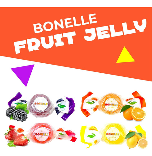 Caramelos Bonelle Petit Gomitas Sabores Frutas Surtidas