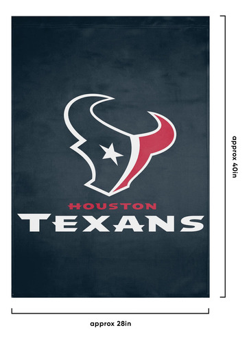 Bandera Vertical Sólida De Los Houston Texans De La Nfl