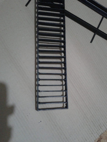Rejilla Rejillon Garage Guardaganado Con Marco 10 Cm X 1 Mt