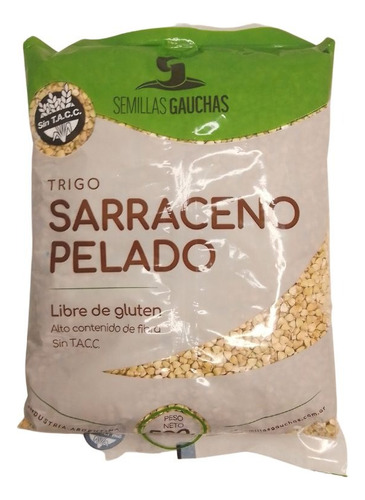 Trigo Sarraceno Pelado Semillas Gauchas 3 X 500 Gr Sin Tacc