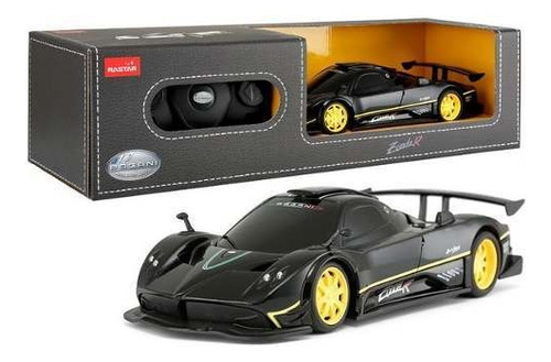 Auto convencional a control remoto Rastar Zonda R Rastar Pagani 1:24 negro