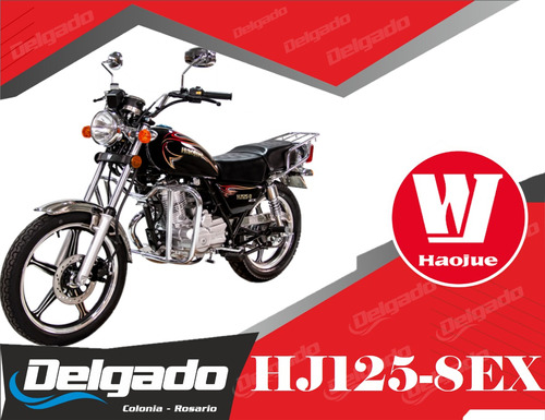 Moto Haojue Hj125-8ex Financiada 100% Y Hasta En 60 Cuotas
