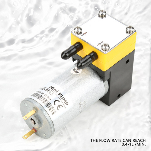 12v 0.4-1l/min Motor Eléctrico Dc Micro Diafragma Vacío