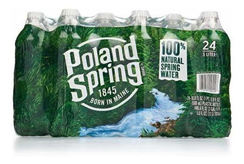 Poland Springs Botellas De Agua Embotellada De 16,9 Oz - Paq
