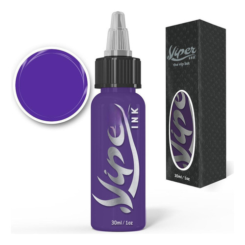 Tinta De Tatuagem Viper Ink Tinta Para Tatuagem Cor Purple Rain Do 30ml