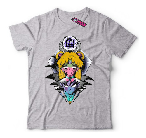 Remera Goku Sailor Moon Dragon Ball Z Db17 Dtg Premium