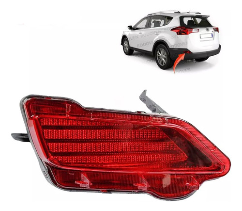 Farol Reflectante Trasero Izquierdo Para  Rav4 2013 2016