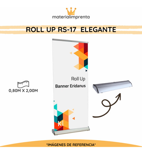 Porta Pendón Roll Up Elegante