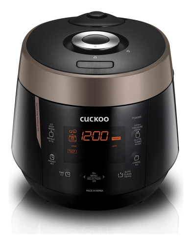Arrocera Cuckoo Crp-p1009sb, 2,5 L, 10 Tazas, 12 Programas,