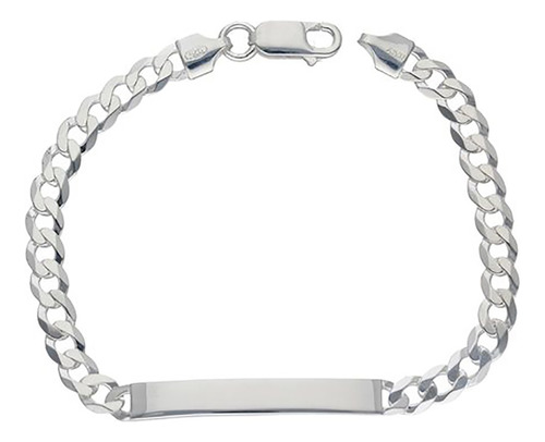 Pulsera Piocha Grumet 5.6mm 21cm Plata Fina Ley 925 Unisex