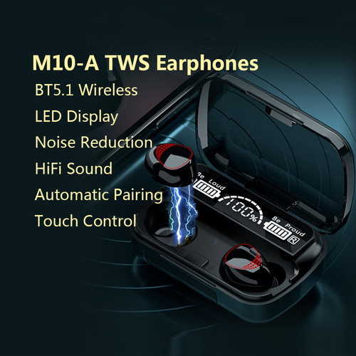 M10 A Tws Bt5.1 Auriculares Inalámbricos In-ear Auriculares