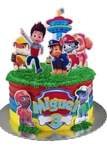 Comprar Toppers Para Tortas. Paw Patrol. Sky. Cumpleaños Para Niños.