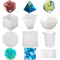 Comprar Moldes Para Artesanía Para  Resina De Silicona  5 Moldes