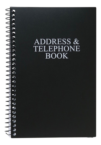 Iconikal - Cuaderno De Direcciones Y Telefono Con Tapa De Pl