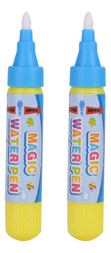 Plumas Para Colorear De Agua Para Bebés 2pcs Set Azul