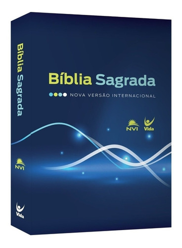 Bíblia Sagrada Nvi Letra Normal Capa Azul E Verde Edit Vida