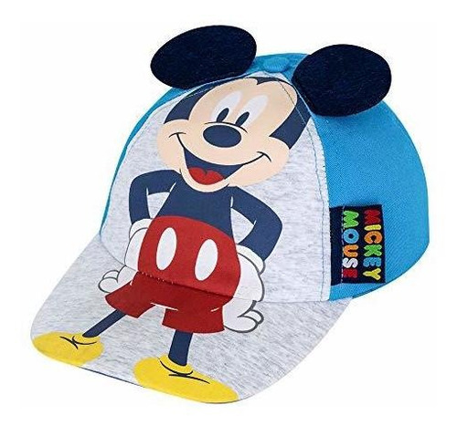 Gorra De Béisbol Disney Mickey Mouse De Algodón Para Niños P