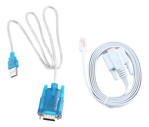 Cable Serial De Red Network Rj45 A Db9 Y Rs232 A Usb