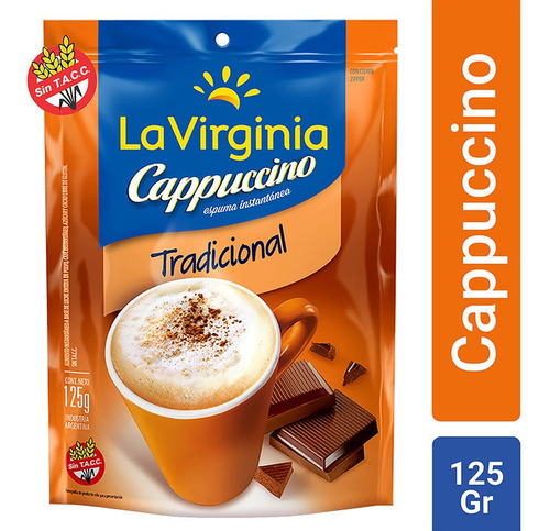 Cafe Capuccino Tradicional La Virginia Repuesto 125 Gr