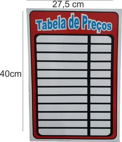 5 Tabela De Para Comercio Hortifrute Pvc