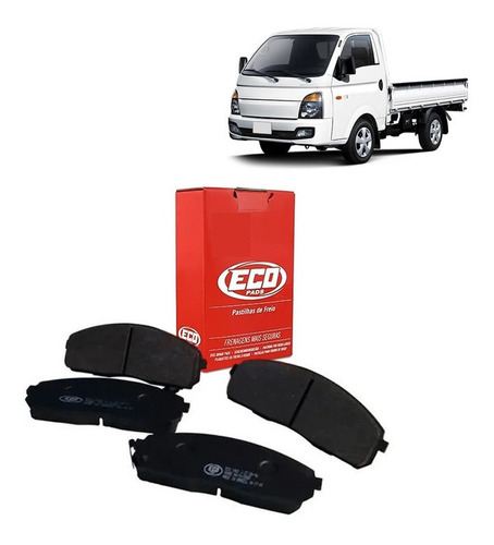 Kit Pastilhas Freio Diant Ecopads Hyundai Hr 2.5 2007 2008