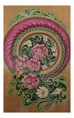 Pintura Mandala De Flores - Pintura No Papel
