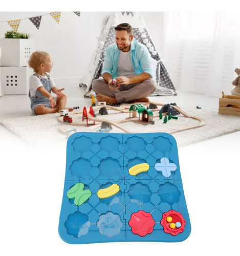 Laberinto Lógico De De Educativo Pista Mesa Juego Motora