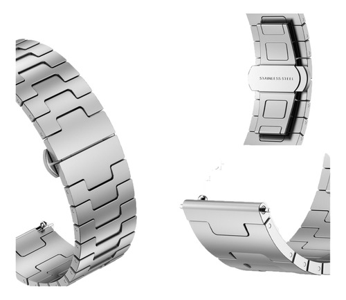 A Correa De Reloj De Metal De Color Titanio Para Samsung